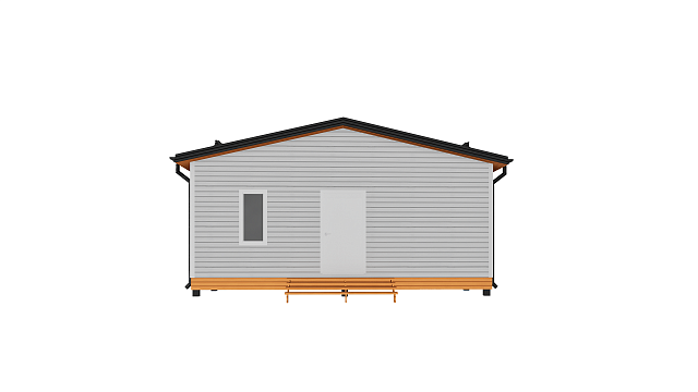 Дом из газобетона Ринда, 45 кв.м