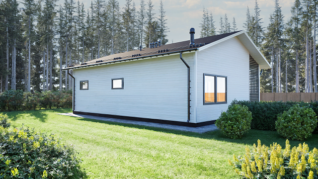 Дом из газобетона Йонка, 72 кв.м