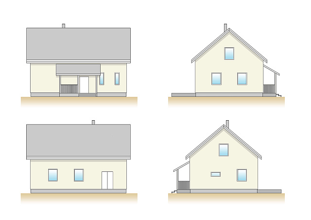 Дом из газобетона Кевятозеро, 132 кв.м