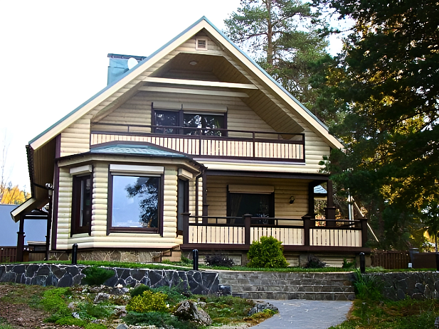 Дом из газобетона Кестеньга, 234 кв.м