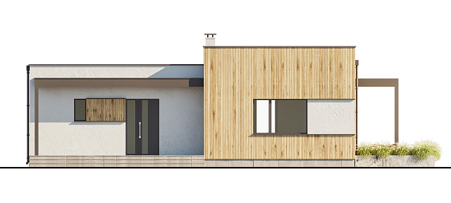 Дом из газобетона Амика, 106 кв.м