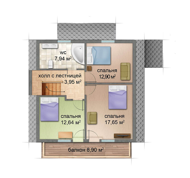Дом из газобетона Чална, 151 кв.м