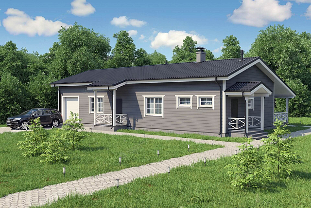 Дом из газобетона Шелтозеро, 175 кв.м