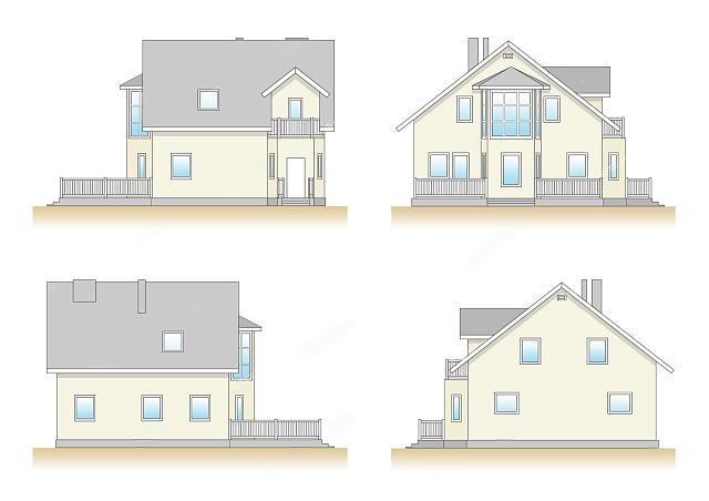 Дом из газобетона Уя, 134 кв.м