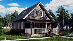 Дом из газобетона Райвио, 128 кв.м