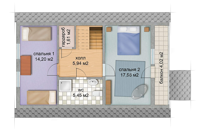 Дом из газобетона Лумиваара, 118 кв.м