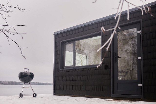 Дом из газобетона Эко-Дом Косалма, 12,2 кв.м