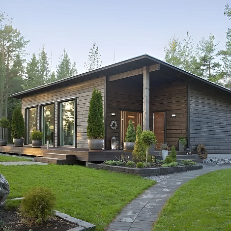 Дом из газобетона Сайноя, 119,6 кв.м