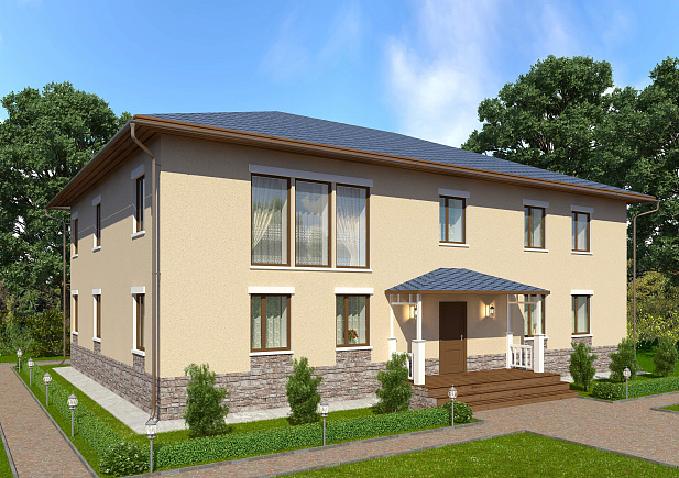 Дом из газобетона Карку, 379 кв.м