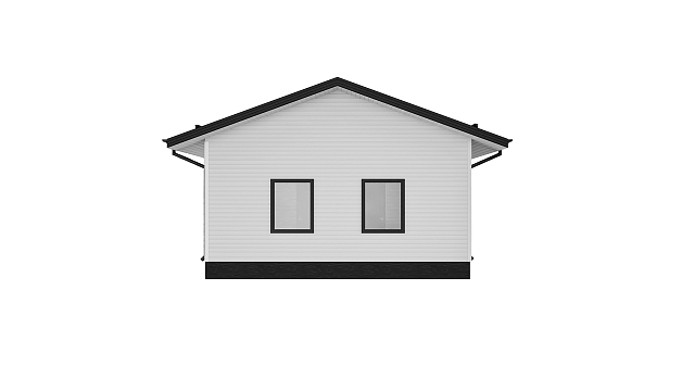 Дом из газобетона Йонка S, 65 кв.м