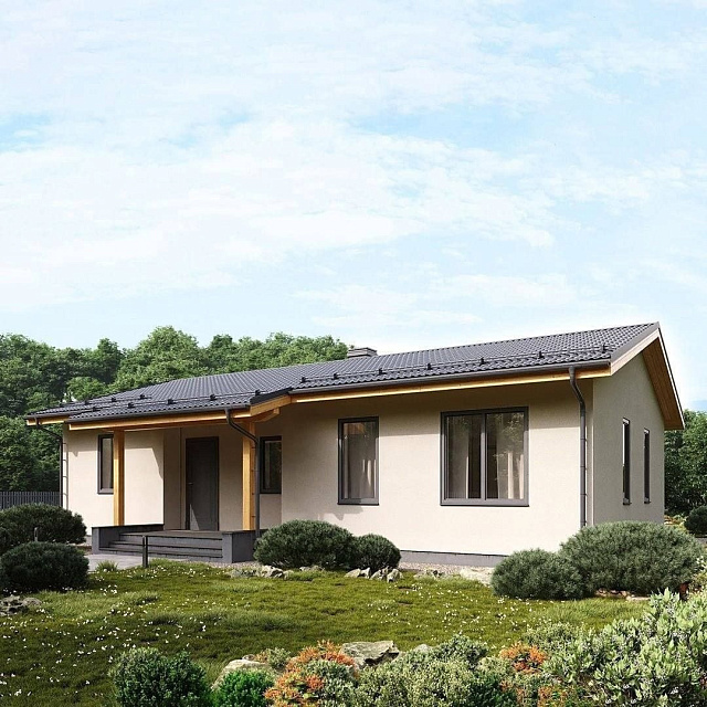 Дом из газобетона Колмуна, 122 кв.м