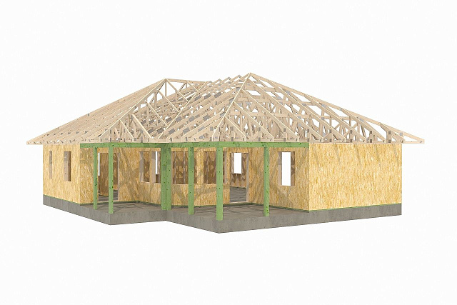 Дом из газобетона Терву, 148 кв.м