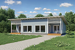 Дом из газобетона Кайтаярви, 159 кв.м