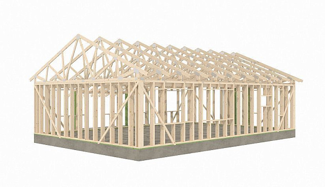 Дом из газобетона Власипоя, 41 кв.м