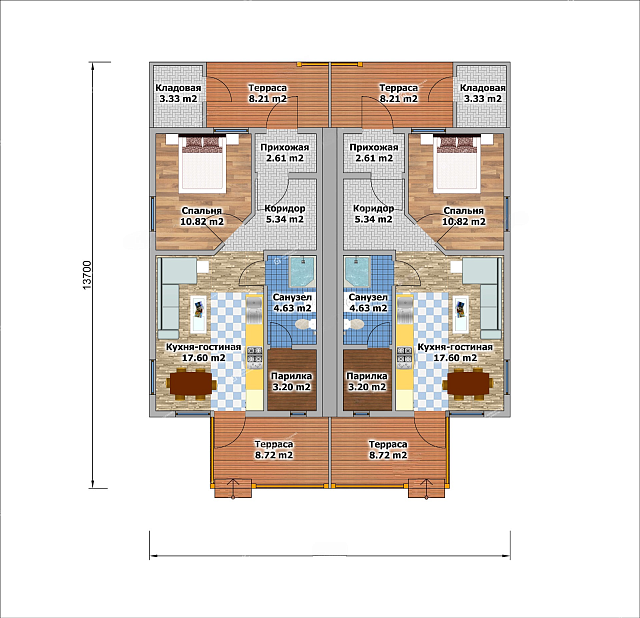 Дом из газобетона Энгозеро 1, 129 кв.м
