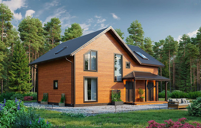 Дом из газобетона Кайдозеро, 230 кв.м