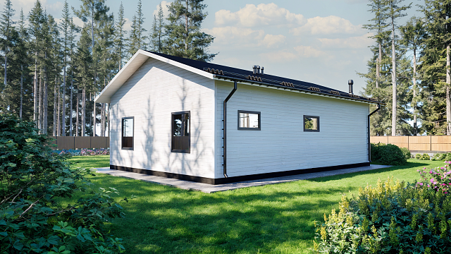 Дом из газобетона Йонка, 72 кв.м