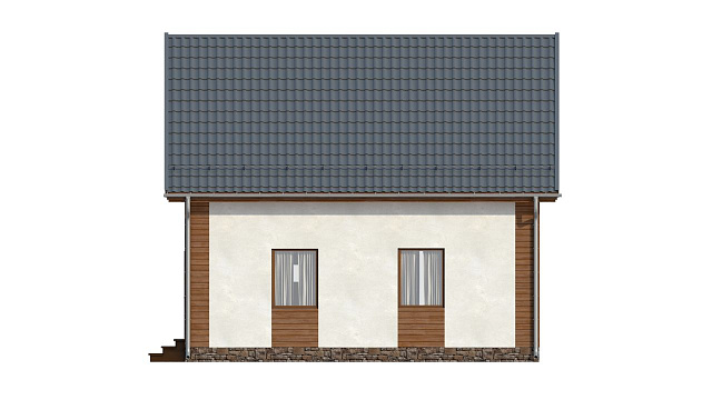 Дом из газобетона Сельги, 75 кв.м