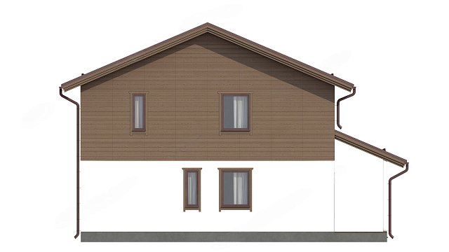 Дом из газобетона Гимолы, 154 кв.м