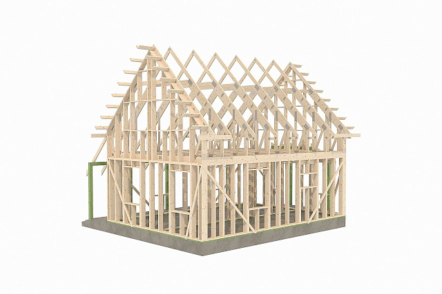 Дом из газобетона Лижмозеро, 89 кв.м