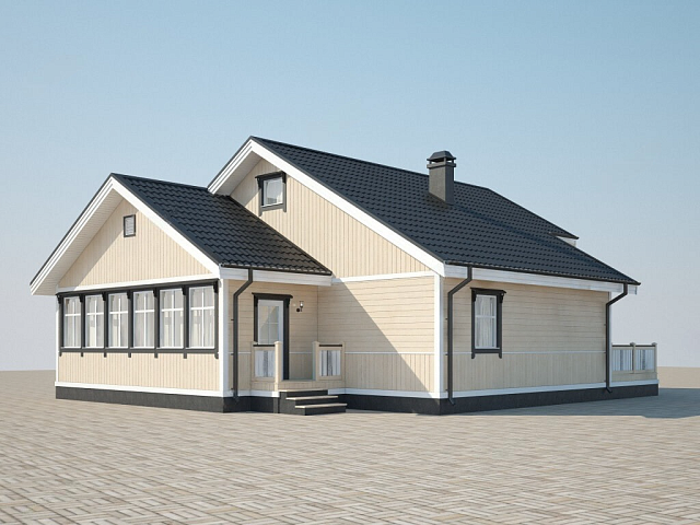 Дом из газобетона Ильме, 177 кв.м