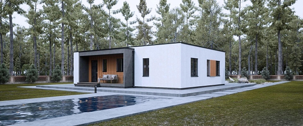 Дом из газобетона Липке, 119 кв.м