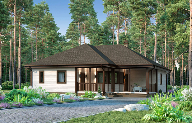 Дом из газобетона Терву, 148 кв.м