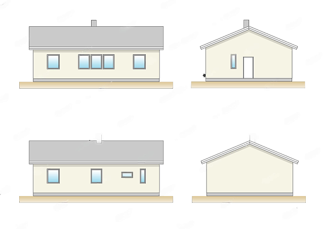 Дом из газобетона Карелия, 95 кв.м