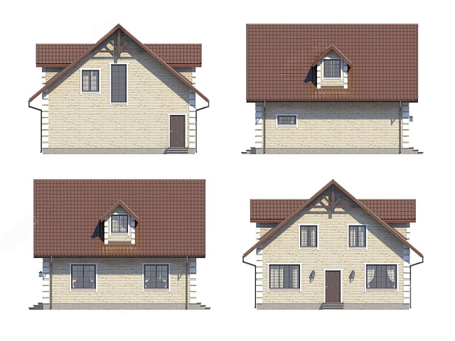 Дом из газобетона Панозеро, 150 кв.м