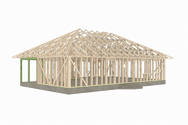 Дом из газобетона Рантуэ, 132 кв.м