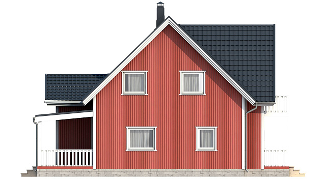 Дом из газобетона Тэдино, 191 кв.м