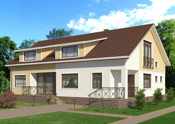 Дом из газобетона Луусалми, 272 кв.м