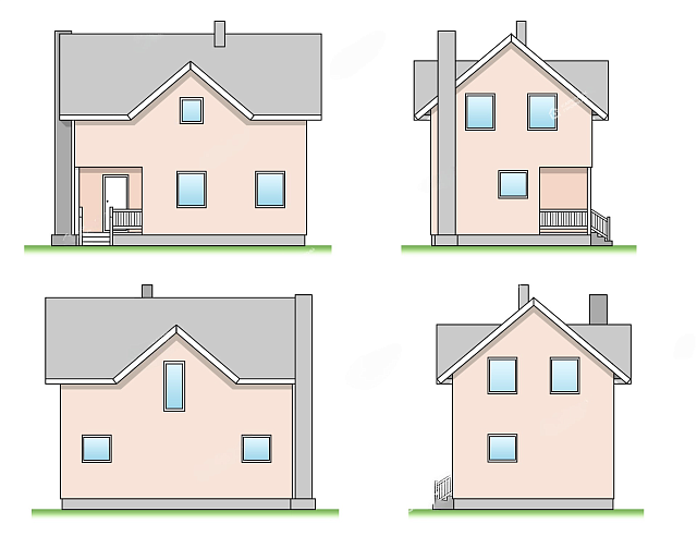 Дом из газобетона Лижмозеро, 89 кв.м
