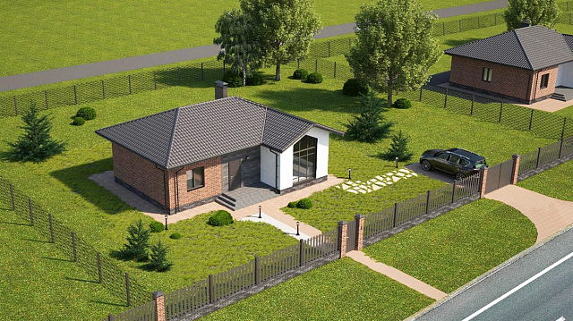 Дом из газобетона Белар, 85 кв.м