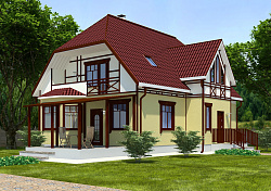 Дом из газобетона Линдолампи, 157 кв.м