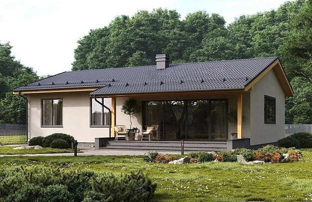 Дом из газобетона Колмуна, 122 кв.м