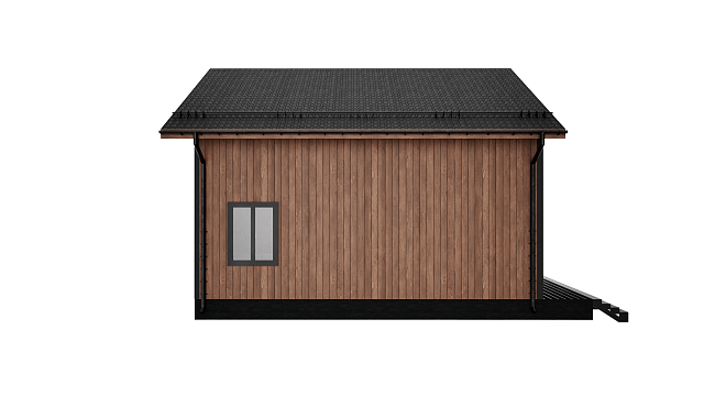 Дом из газобетона Лехта, 89 кв.м