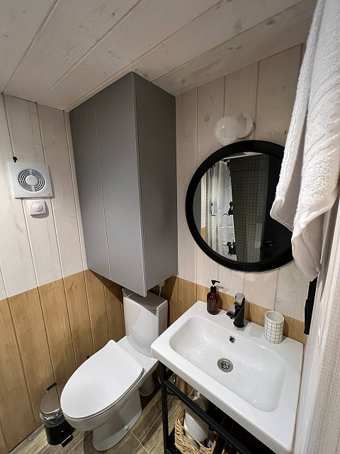 Дом из газобетона Барн-хаус, 27,5 кв.м