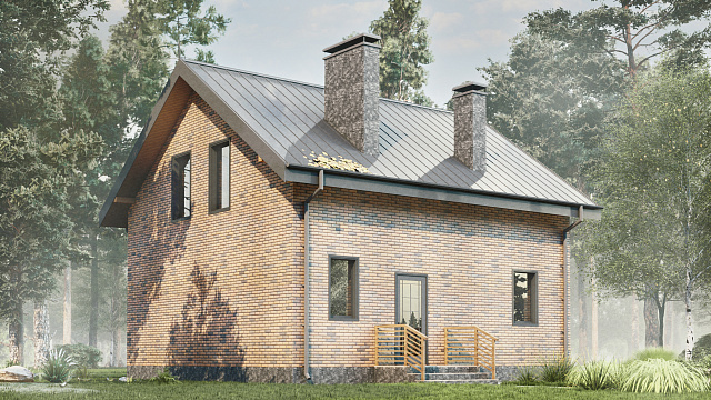 Дом из газобетона Спрингфилд, 123 кв.м