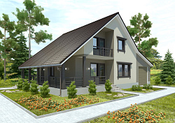 Дом из газобетона Видлица, 200 кв.м