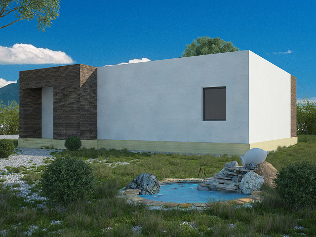 Дом из газобетона Иммалицы, 110 кв.м