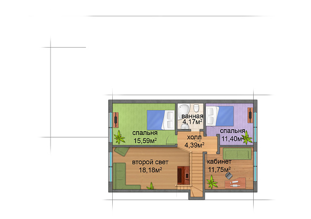 Дом из газобетона Лоухи, 155 кв.м