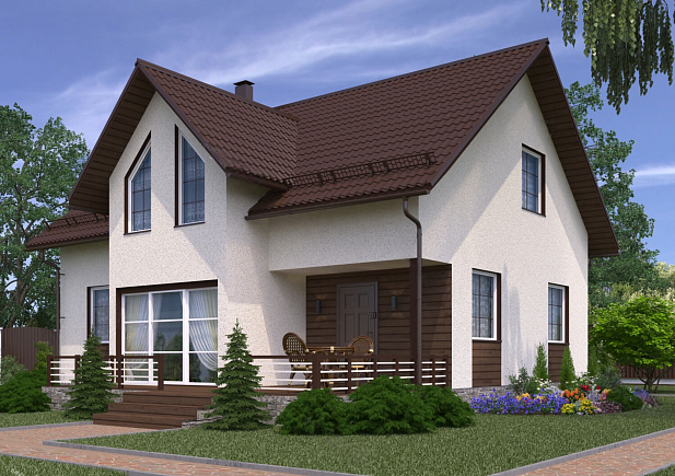 Дом из газобетона Кинелахта, 158 кв.м