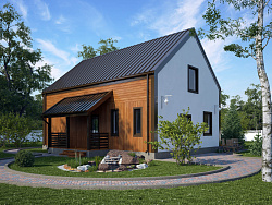 Дом из газобетона Сяргозеро, 131 кв.м