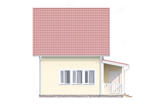 Дом из газобетона Колежма, 94 кв.м