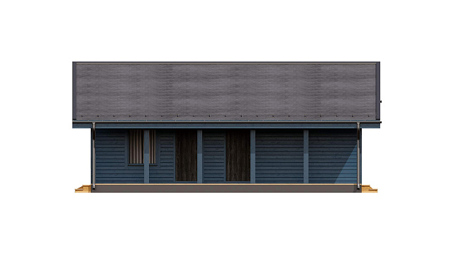 Дом из газобетона Реболы, 89 кв.м