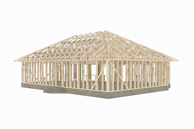 Дом из газобетона Рантуэ, 132 кв.м