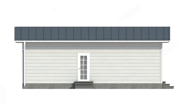 Дом из газобетона Хийтола, 70 кв.м