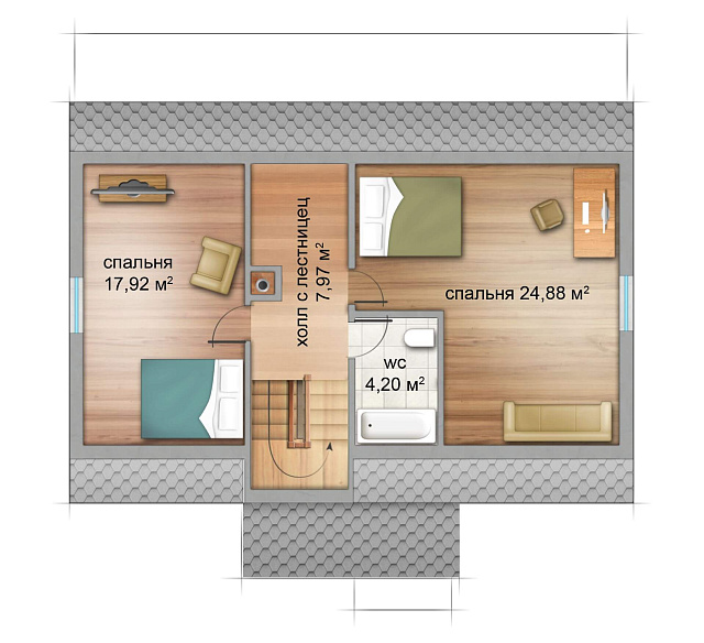 Дом из газобетона Ковера, 132 кв.м