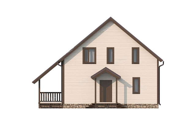 Дом из газобетона Палалахта, 130 кв.м